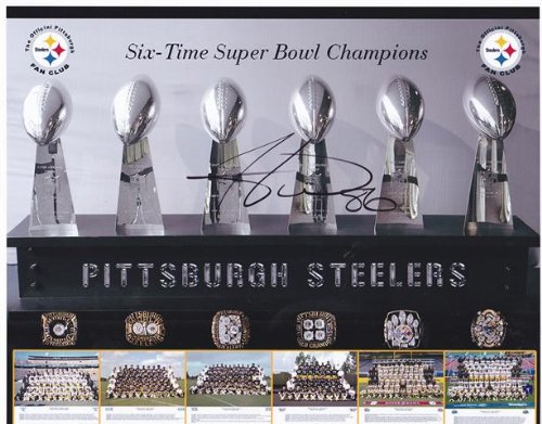 Hines Ward signed autographed 8 x 10 photo Pittsburgh Steelers