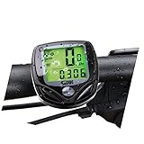 Suparee Sport Wireless Cycling Computer Bicycle Odometers Speedometer with Backlight LCD for Bicycle Enthusiasts( Black)