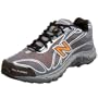 New Balance Men's MT1110 Trail Shoe,Grey/Orange,6 EE