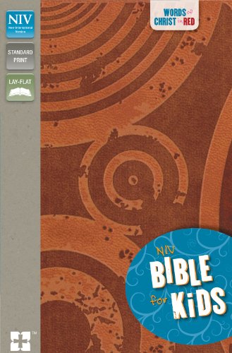 NIV, Bible for Kids, Imitation Leather, Brown, Red Letter: Red Letter Edition