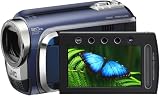 JVC GZ-HD300A High Definition Camcorder With 60GB Hard Disc Drive & microSD format With Konica Minolta High Definition Lens - Blue
