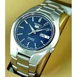 Seiko 5 SNX115K1 Automatic Mechanical Self-Winding Black Dial Date Day Stainless Steel Water Resistance Men's Watch