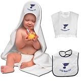 NHL McArthur St. Louis Blues 3-Piece Hooded Bath Towel and Bibs Set