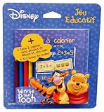 Winnie - 107915907101 - Pack Éducatif : Jeu De Dominos + Livret De Coloriage + 4 Crayons