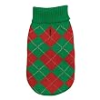 East Side Collection Acrylic Holiday Argyle Dog Sweater, 12-Inch, Small, Green by PetEdge Dealer Services