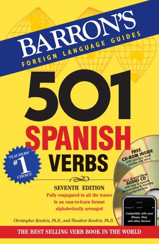 Buying Cheapest Sale 45% off 501 Spanish Verbs with CD-ROM and Audio CD 501 Verb Series FREE Super Saver Shipping 