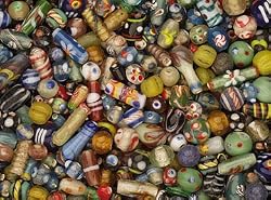 Glass Lampwork Beads - Indonesian - 30+ Pc Assortment