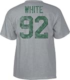 Philadelphia Eagles Reggie White Reebok Name and Number Throwback Distressed T Shirt (Medium)