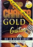 TOP CHARTS GOLD 1 für Gitarre OHNE NOTEN mit 2 Playback CDs zum Mitsingen oder Mitspielen - Die 40 besten Songs JETZT MIT Original Hi-Tech Pick Boy Carbon Plektrum made in Japan und Akkord - Grifftabelle für Gitarre in praktischerA4 Spiralbindung (Noten/Sheetmusic)