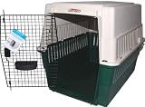 Drybed, Hundebox, Flugbox, Kennelbox, Käfig, Zimmerkennel, 92cm beige/grün