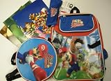 Nintendo Mario Super Sluggers Backpack, Lunch Tote, Pencil Case & 3 Pocket Folders 51Ki6LGz29L. SL160 Nintendo Mario Super Sluggers Backpack, Lunch Tote, Pencil Case & 3 Pocket Folders