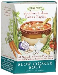 Delicae Pantry Southern Italian Pasta E Fagioli Slow Cooker Soup, 13-Ounce Boxes (Pack of 6)