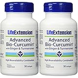 Life Extension Advanced Bio-curcumin with Ginger and Turmerones 30 Softgels (2-Pack)