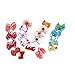 20pcs Pet Animal Dog Hair Bows Accessories with Rubber Bands