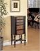 Jewelry : Masterpiece Jewelry Armoire in Aged Cognac Finish Powell 388-316