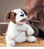 Plush Small Dog Puppet 8