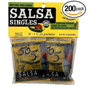 505 Southwestern Med Salsa Singles, 1.5-Ounce Packages (Pack of 200)