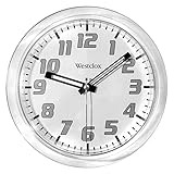 UPC 844220005250 product image for Westclox Wall Clock - Silver - 32004 | upcitemdb.com
