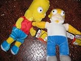 Homer & Bart Simson Plush – The Simpsons Set