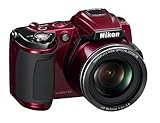 Nikon Coolpix L120 Red Digital Compact Camera