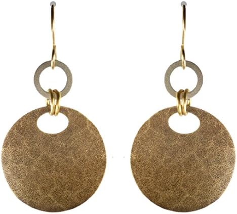Hammered Copper Door Knocker Earrings 6910-B
