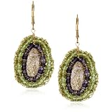Eva Hanusova Cocoon Amethyst Iolite Apatite Earring