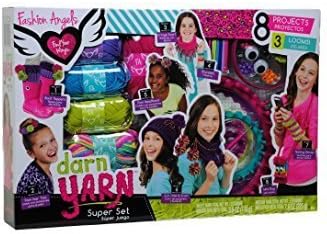 Fashion Angels Darn Yarn Super Set, 8 in 1 Projects by Darn Yarn