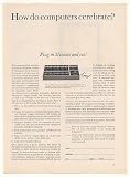 1963 SEP Minivac 601 Digital Computer Simulator Print Ad (41649)
