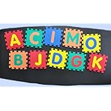 Alphabet Letters Interlocking Foam Mats- Each Tile: 12' x 12' x 5/8' Thick