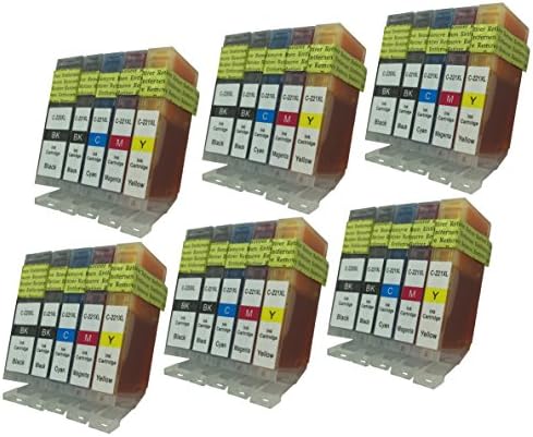 30-Pack Ink Cartridge for PGI-220BK CLI-221BK Compatible for Canon IP3600/MP490/MP540/MP560/MP620/MP630/MP640/MX860/MX970/IP4700/MP980