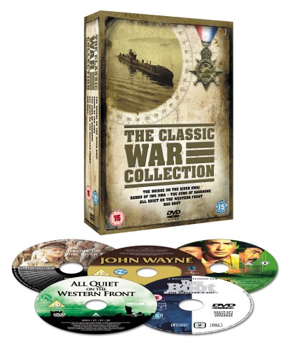 CD-Charts  DVD : The Classic War Collection - Bridge On The River Kwai/Das Boot/Guns Of Navarone/All Quiet On The Western Front/Sands Of Iwo Jima