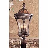 Kent Place Collection 22 1/4" High Post Mount Lantern