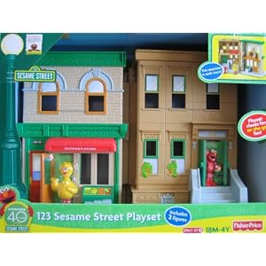 Fisher Price 123 Sesame Street Playset w 2 Figures Target Exclusive - Sesame Street 40... by