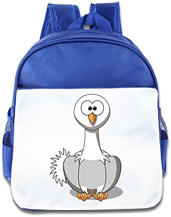 School Bag Cartonn Animal Funny Ostrich Children Backpacks Cute RoyalBlue Bags