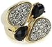 Marcia Moran Titanium Druzy and Black 18k title=