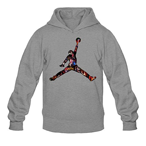 YYShirt Men's Michael Jordan Logo Hoodie Sweatshirt