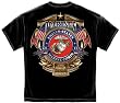 USMC Badge Of Honor - Military T-Shirt