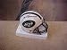 Joe Namath Hand Signed Autographed New York Jets Riddell Football Mini Helmet w/ Photo of Signing