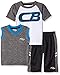 CB Sports Boys' 3 Piece Athletic T-Shirt, Tank and Short Set