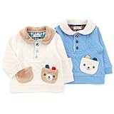 Piccolo(ピッコロ) トレーナー (70～90cm) キムラタンの子供服 (34405-164) ペールブルー 90