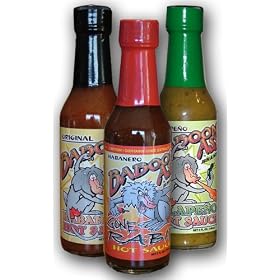 Baboon Ass Brand Award Winning Hot Sauces Brings You the Triple Threat Hot Sauce Set. Three Hot Sauces Featuring the Flavors of Jalapeno, Habanero, and Chile Extract. Fun to Give, Even More Fun to Get. This Triple Threat is a Triple Treat!