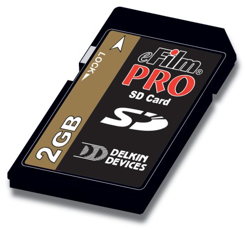 Delkin Devices DDSDPRO1-2GB 2GB 150x eFilm Secure Digital Pro Card