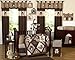 Sweet Jojo Designs Chocolate Teddy Bear Boys Changing Pad Cover