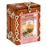 Numi Tea Starlight Rose, White Rose Flowering White Tea in Bamboo Bin, 1.05-Ounce Packets (Pack of 2)