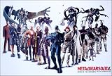 Metal Gear Solid 4 horiz POSTER 34 x 23.5 with character lineup for video game