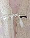 IMEI Vintage Sleeping Night Gown Cardigan Floral Lace Bridal Robe Long Sleeves Pajamas