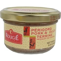 Rougie Terrine du Periogord with 20% Duck Foie Gras Product of Canada 80 gram 2.80 oz