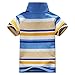 Comemall Baby Boys Summer Cotton Short Sleeve Clothes T-Shirt Striped Polo Shirt