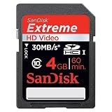 SanDisk SDHCカード Extreme SDHC UHS-1 Class10 4GB SDSDX-004G 海外パッケージ品