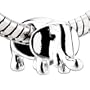 Elephant Bead Fits Pandora Charms Bracelet